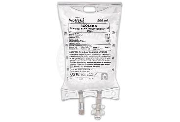 BIOFLEKS IZOLEKS DENGELI ELEKTROLIT SOL (PVC TORBA) 500 ML SETLI